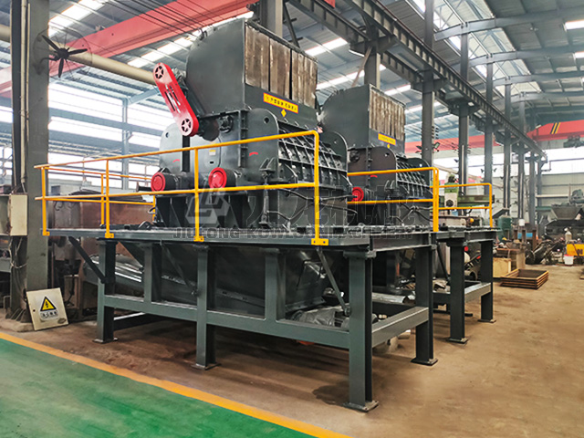 國外廢紙破碎生產線現(xiàn)場